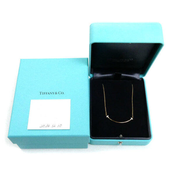 TIFFANY & CO. 18k Rose Gold Diamond Necklace - Picture 6 of 6